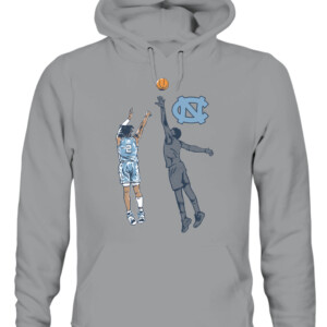 CALEB LOVE NOTHING BUT LOVE SHIRT North Carolina Tar Heels CAUH sport grey front.jpg