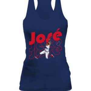 JOSE JOSE JOSE SHIRT Jose Ramirez, Cleveland Guardians CAWT navy front.jpg