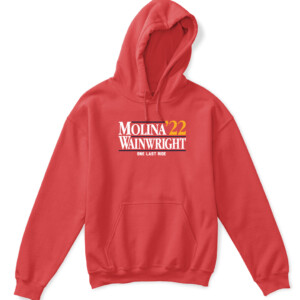 MOLINA WAINWRIGHT '22 SHIRT Yadier Molina, Adam Wainwright, St. Louis Cardinals APKH red front.jpg