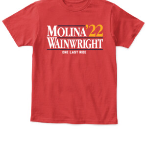 MOLINA WAINWRIGHT '22 SHIRT Yadier Molina, Adam Wainwright, St. Louis Cardinals APKT red front.jpg