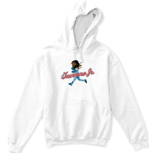 VLADIMIR GUERRERO JR CARICATURE SHIRT Toronto Blue Jays APKH white front.jpg