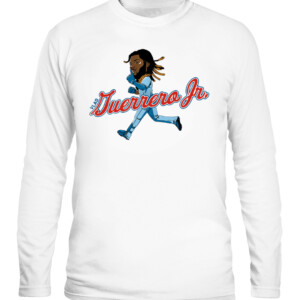 VLADIMIR GUERRERO JR CARICATURE SHIRT Toronto Blue Jays CALS white front.jpg