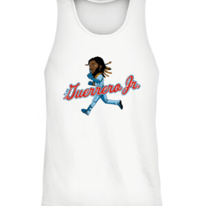 VLADIMIR GUERRERO JR CARICATURE SHIRT Toronto Blue Jays CATT white front.jpg