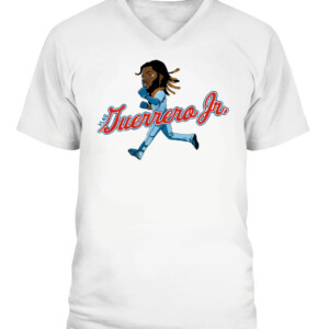 VLADIMIR GUERRERO JR CARICATURE SHIRT Toronto Blue Jays CAVN white front.jpg