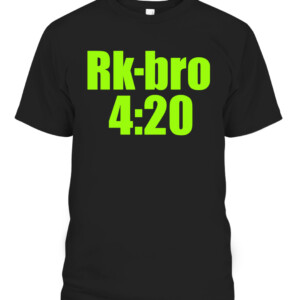 RK Bro 4 20 T Shirt Randy Orton, Matthew Riddle, WWE, #WWE #RandyOrton #Riddle CABT black front.jpg