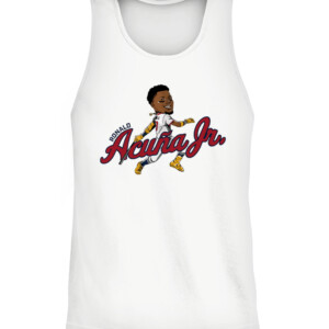 RONALD ACUÑA JR CARICATURE SHIRT Atlanta Braves CATT white front.jpg