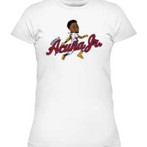 RONALD ACUÑA JR CARICATURE SHIRT Atlanta Braves CAWTS white front.jpg