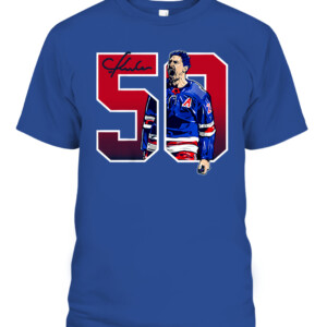 50 GOALS SHIRT Chris Kreider, New York Rangers CABT royal front.jpg