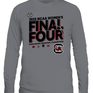 2022 NCAA WOMEN'S FINAL FOUR SHIRT 2022 NCAA Women's Basketball National Champions, South Carolina Gamecocks CALS graphite heather front.jpg