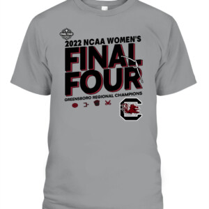 2022 NCAA WOMEN'S FINAL FOUR SHIRT 2022 NCAA Women's Basketball National Champions, South Carolina Gamecocks CAPT sport grey front.jpg
