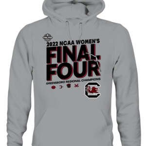 2022 NCAA WOMEN'S FINAL FOUR SHIRT 2022 NCAA Women's Basketball National Champions, South Carolina Gamecocks CAUH sport grey front.jpg