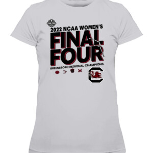 2022 NCAA WOMEN'S FINAL FOUR SHIRT 2022 NCAA Women's Basketball National Champions, South Carolina Gamecocks CAWTS heather grey front.jpg