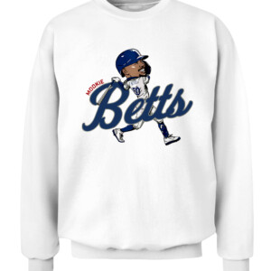 MOOKIE BETTS CARICATURE SHIRT Los Angeles Dodgers CACS white front.jpg