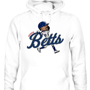 MOOKIE BETTS CARICATURE SHIRT Los Angeles Dodgers CAUH white front.jpg
