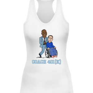 COACH 401K SHIRT Mike Krzyzewski, Duke Blue Devils CAWT white front.jpg