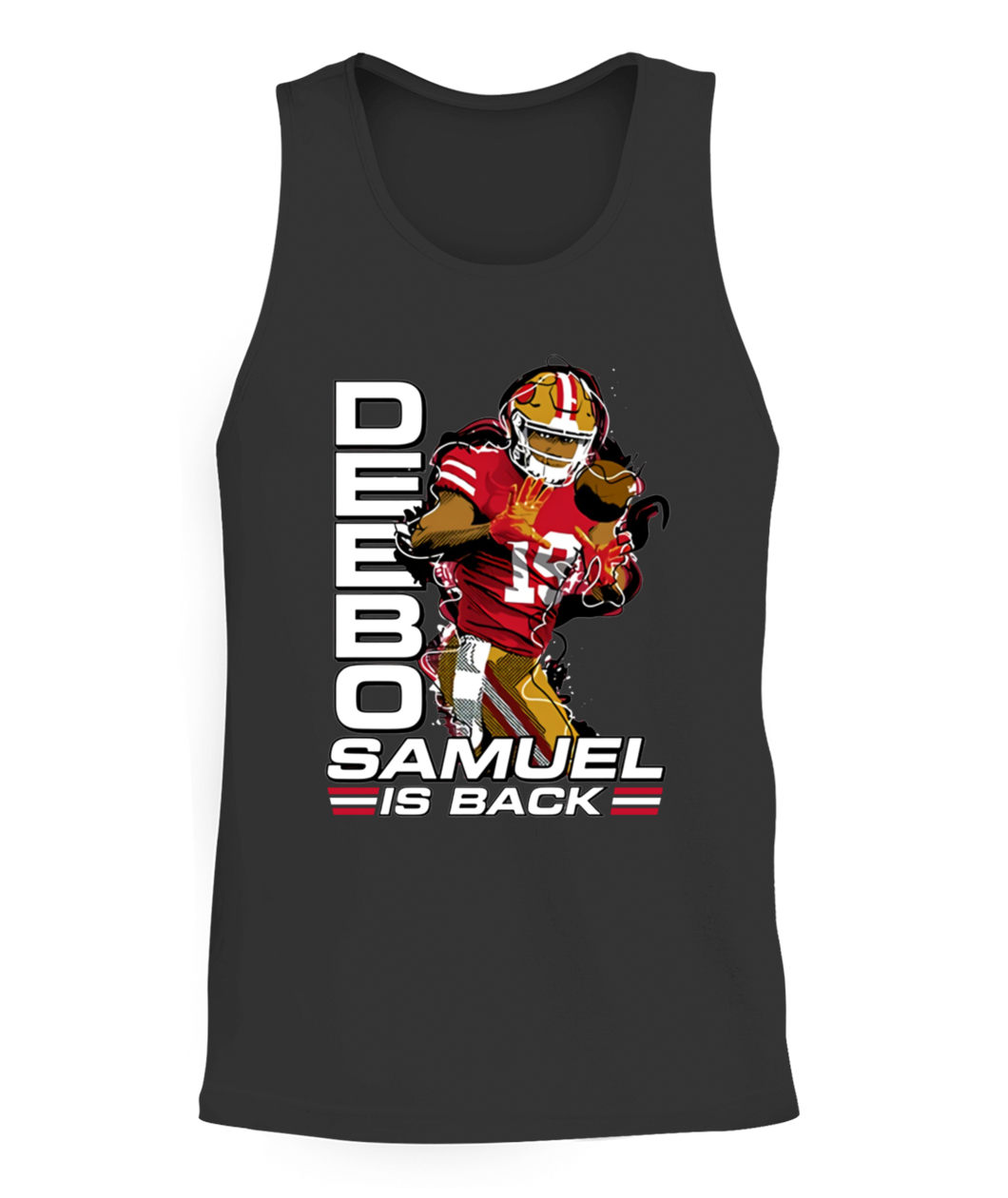 Deebo Samuel Is Back Shirt San Francisco 49ers #niners-CATT-black-front.jpg Deebo Samuel Is Back Shirt San Francisco 49ers #niners CATT black front.jpg
