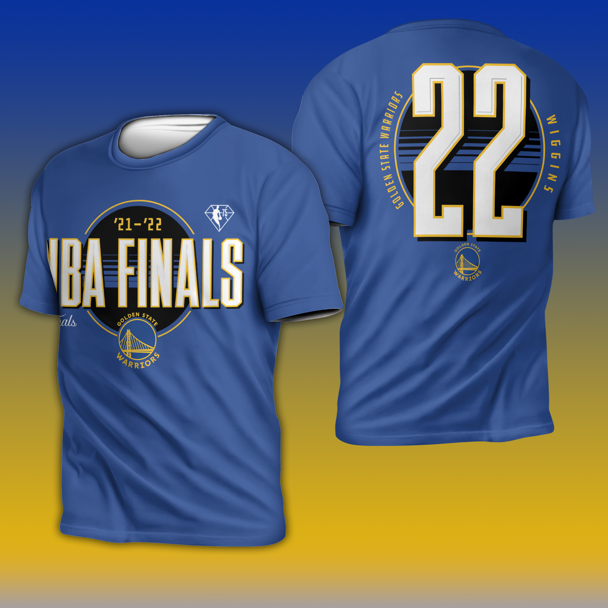 GOLD BLOODED 2022 FINAL SHIRT 2022 NBA Finals, Golden State Warriors ...