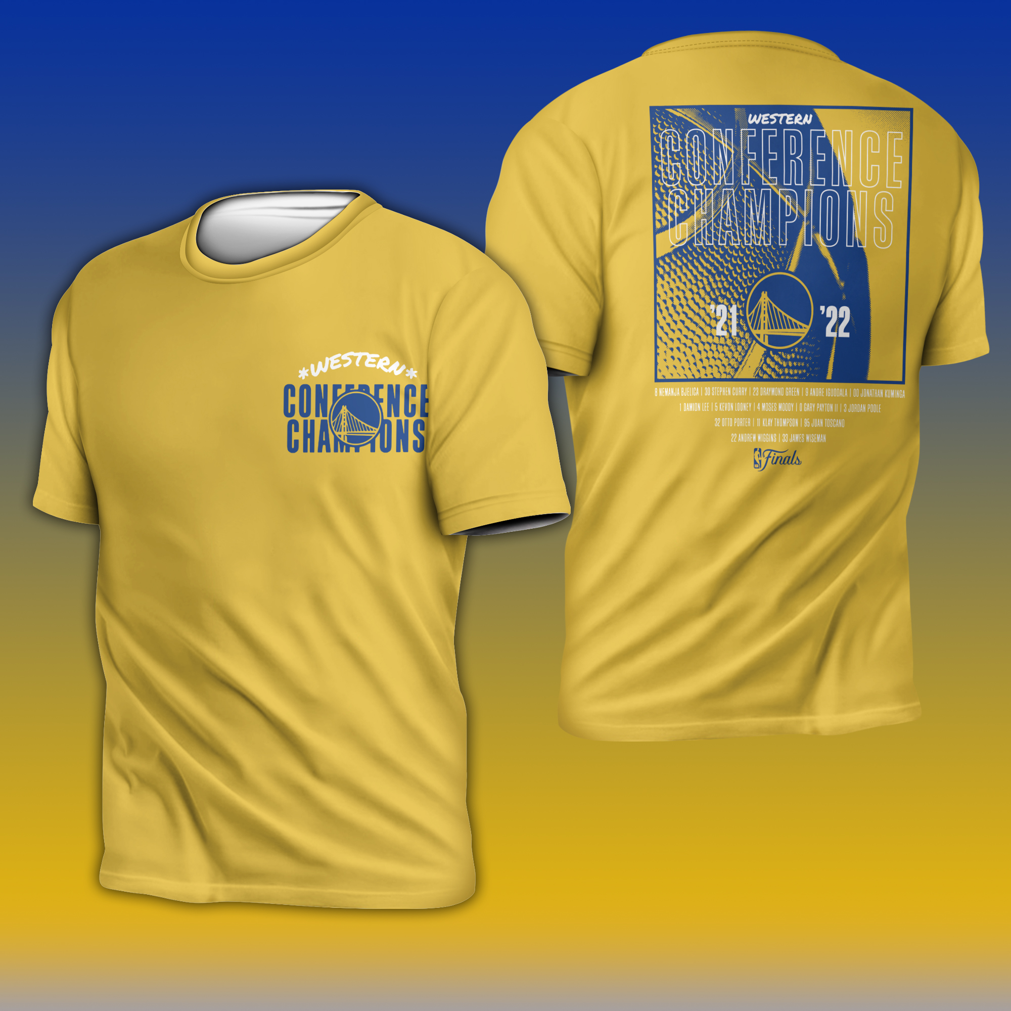 Attack Roster Golden State Warriors 2022 Western Conference Champions Shirt  - Ellieshirt