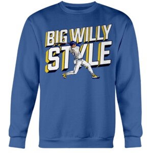 BIG WILLY STYLE SHIRT Willy Adames, Milwaukee Brewers Crewneck