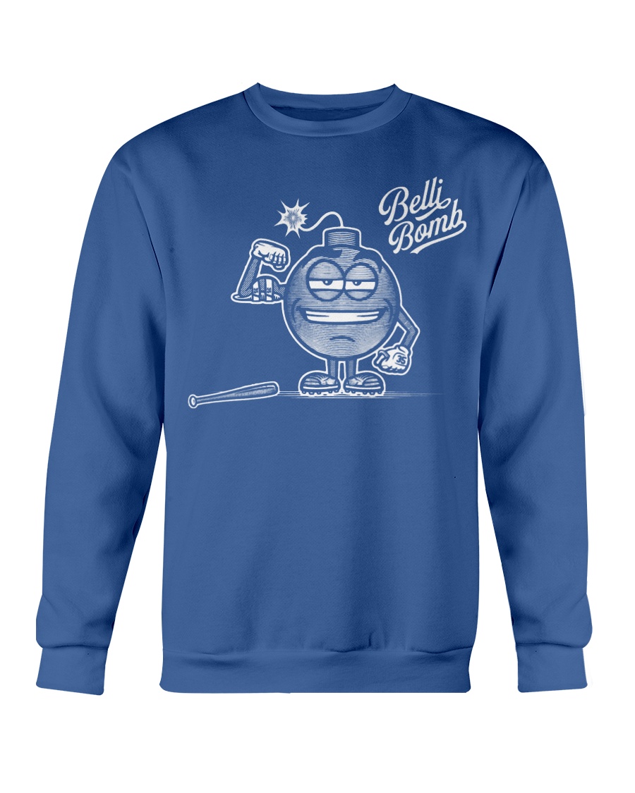 Cody Bellinger - Belli Bomb Shirt Los Angeles Dodgers Crewneck Cody Bellinger Belli Bomb Shirt Los Angeles Dodgers Crewneck