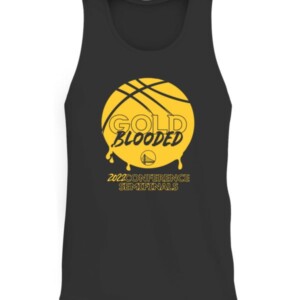 GOLD BLOODED T SHIRT 2022 Conference Semifinal, NBA, Golden State Warriors 1