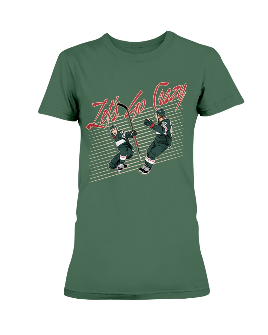 LET'S GO CRAZY SHIRT Joel Eriksson Ek, Kirill Kaprizov, Minnesota Wild 1 LET'S GO CRAZY SHIRT Joel Eriksson Ek, Kirill Kaprizov, Minnesota Wild 1