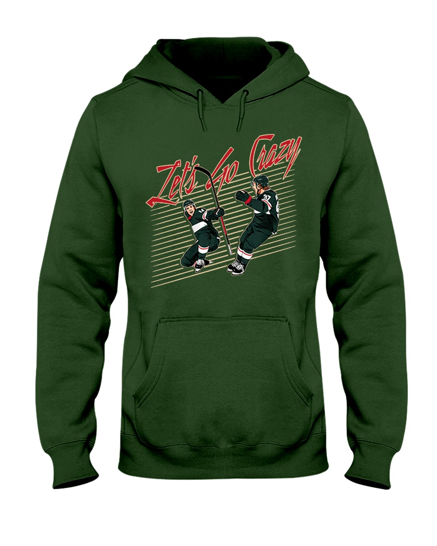 LET'S GO CRAZY SHIRT Joel Eriksson Ek, Kirill Kaprizov, Minnesota Wild Hoddie LET'S GO CRAZY SHIRT Joel Eriksson Ek, Kirill Kaprizov, Minnesota Wild Hoddie