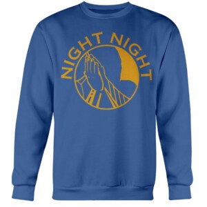 NIGHT NIGHT SHIRT Night Night Celebration Golden State Warriors Crewneck