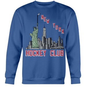 NY HOCKEY CLUB SHIRT New York Rangers Crewneck