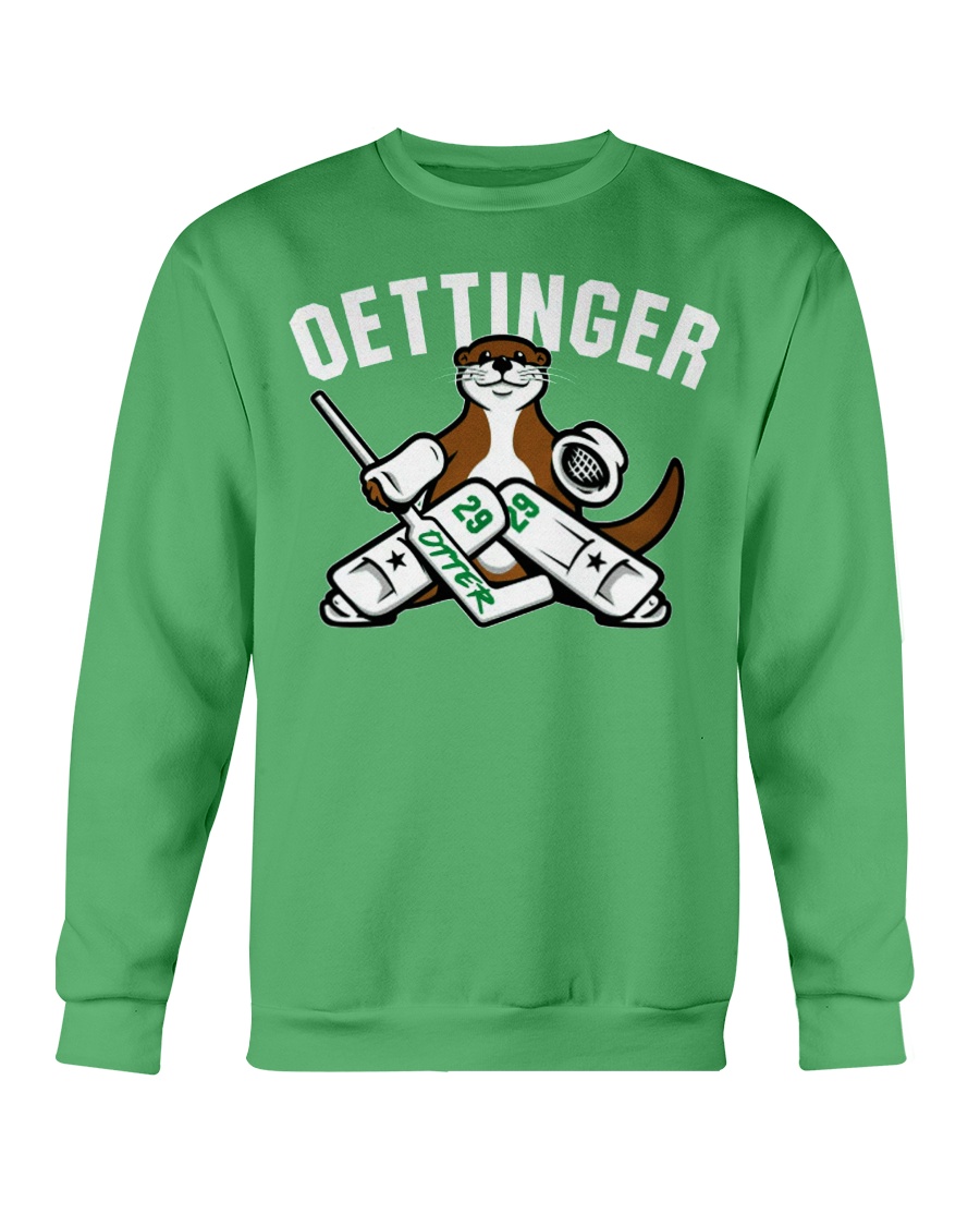 OTTER SHIRT Jake Oettinger, Dallas Stars Crewneck OTTER SHIRT Jake Oettinger, Dallas Stars Crewneck