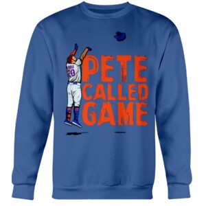PETE CALLED GAME SHIRT Pete Alonso, New York Mets. Crewneck