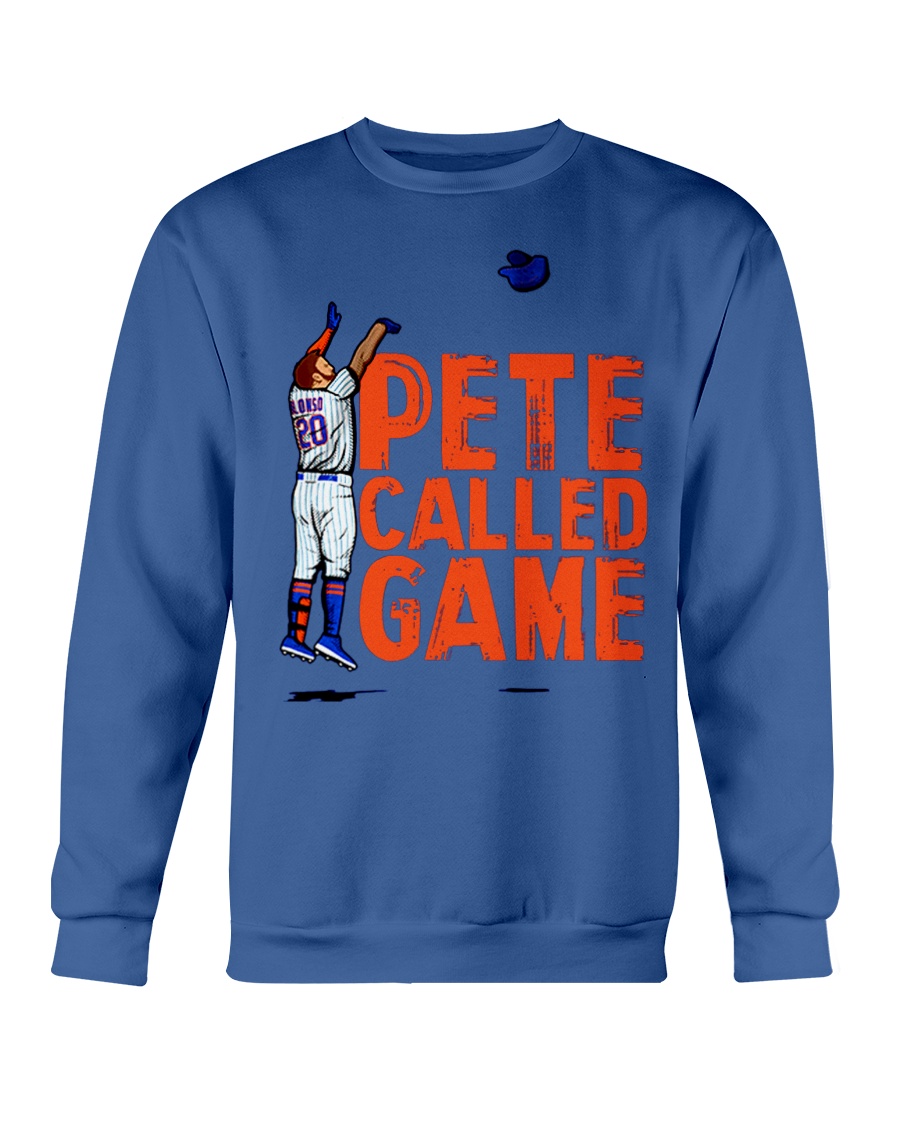 PETE CALLED GAME SHIRT Pete Alonso, New York Mets. Crewneck PETE CALLED GAME SHIRT Pete Alonso, New York Mets. Crewneck