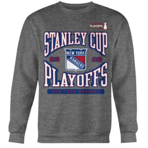 Rangers 2022 Stanley Cup Playoffs Shirt 2022 Stanley Cup Playoffs, New York Rangers Crewneck