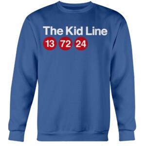 Rangers The Kid Line Shirt Alexis Lafreniere, Kaapo Kakko, Filip Chytil, New York Rangers Crewneck
