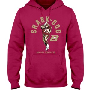 SHARK DOG SHIRT Scooby Wright III, Birmingham Stallions Hoddie