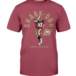 SHARK DOG SHIRT Scooby Wright III, Birmingham Stallions Shirt