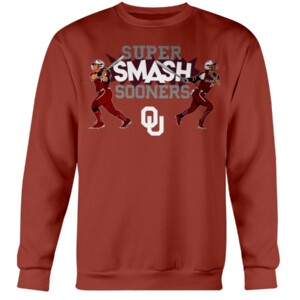SUPER SMASH SOONERS SHIRT Jocelyn Alo, Jayda Coleman, Oklahoma Sooners Women's Softball, Oklahoma Sooners Crewneck