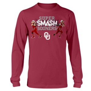 SUPER SMASH SOONERS SHIRT Jocelyn Alo, Jayda Coleman, Oklahoma Sooners Women's Softball, Oklahoma Sooners Longsleeve
