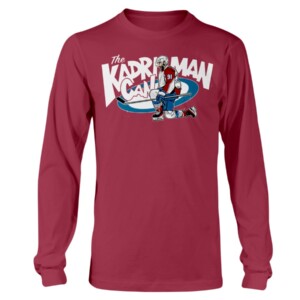 THE KADRI MAN CAN SHIRT Nazem Kadri, Colorado Avalanche Longsleeve