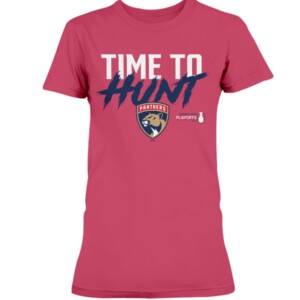 TIME TO HUNT SHIRT 2022 Stanley Cup Playoffs, NHL, Florida Panthers 3