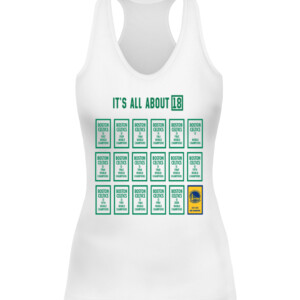 Draymond Green trolls Celtics fans with Banner 18 shirt CAWT white front.jpg
