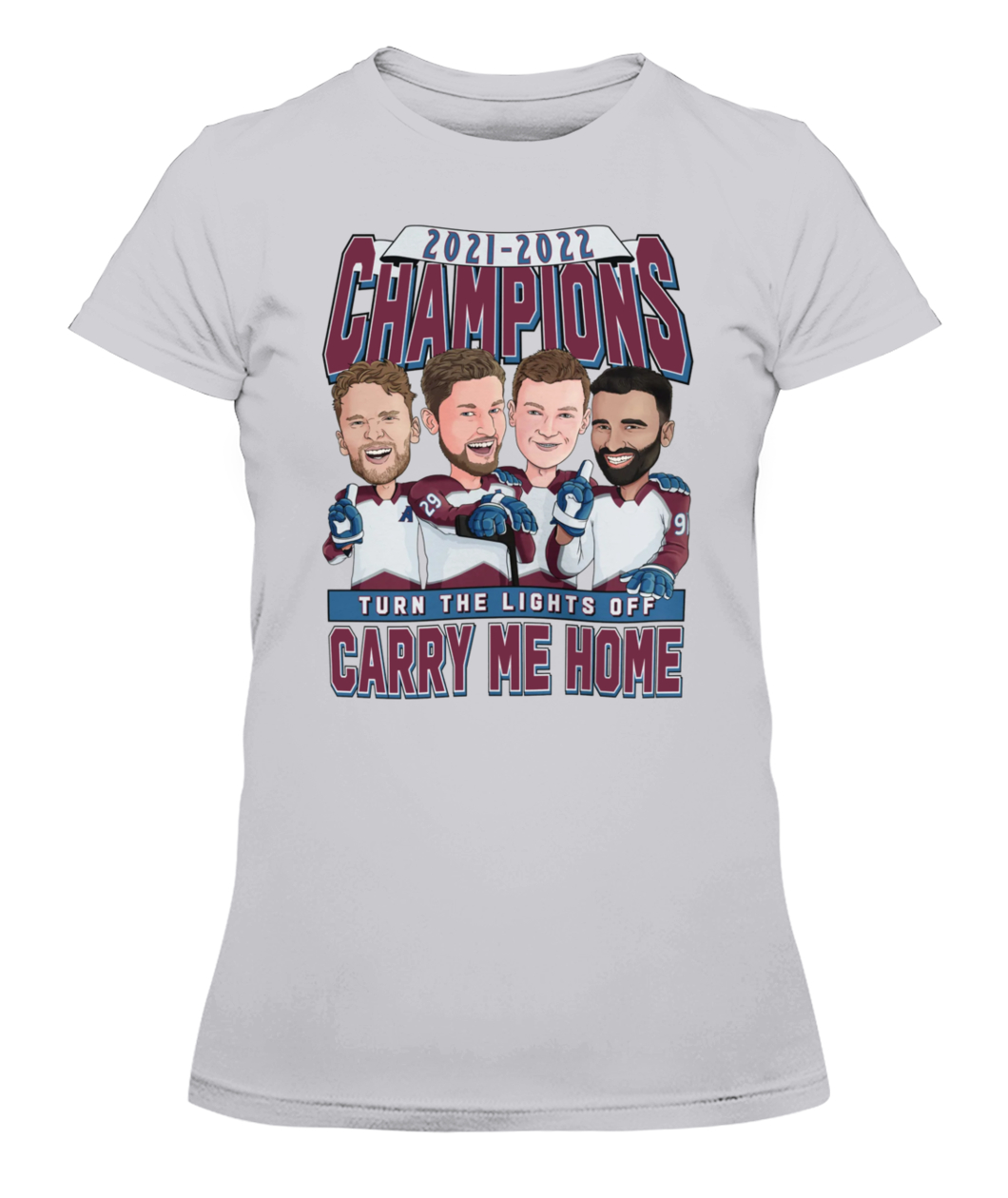 Nhl 2022 Stanley Cup Champions Colorado Avalanche Champions Turn The Lights  Off Carry Me Home T-Shirt - Trending Tee Daily in 2023