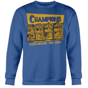 CHAMPIONS FULLHOUSE SHIRT Golden State Warriors 2022 NBA Finals Champions Crewneck