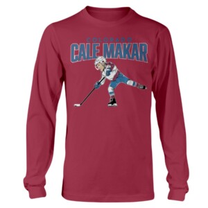 COLORADO CALE MAKAR SHIRT CARICATURE, Colorado Avalanche longsleeve