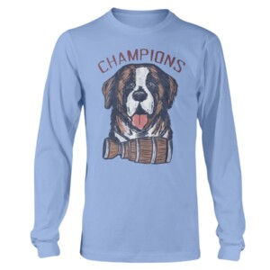 COLORADO DOG CHAMPS T SHIRT Colorado Avalanche 2022 Stanley Cup Champions Longsleeve