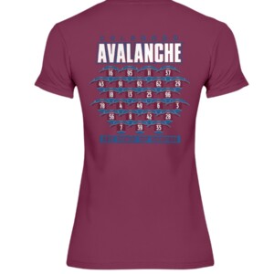 Champions Jersey Roster Shirt Colorado Avalanche 2022 Stanley Cup Champions 1.1