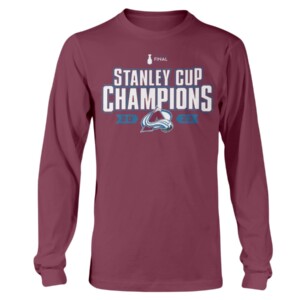 Champions Jersey Roster Shirt Colorado Avalanche 2022 Stanley Cup Champions Longsleeve