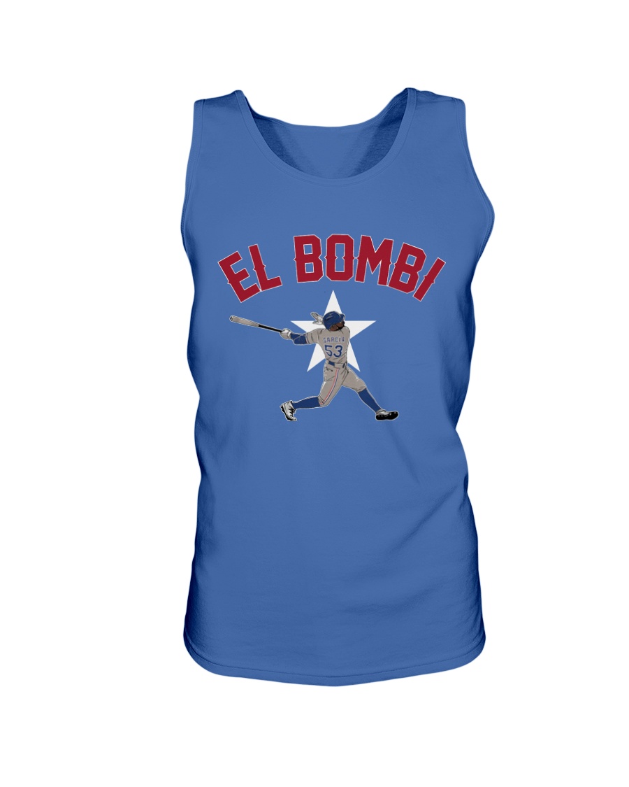 EL BOMBI SWING SHIRT Adolis Garcia, Texas Rangers 1 EL BOMBI SWING SHIRT Adolis Garcia, Texas Rangers 1