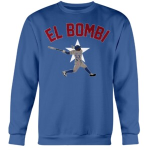 EL BOMBI SWING SHIRT Adolis Garcia, Texas Rangers Crewneck