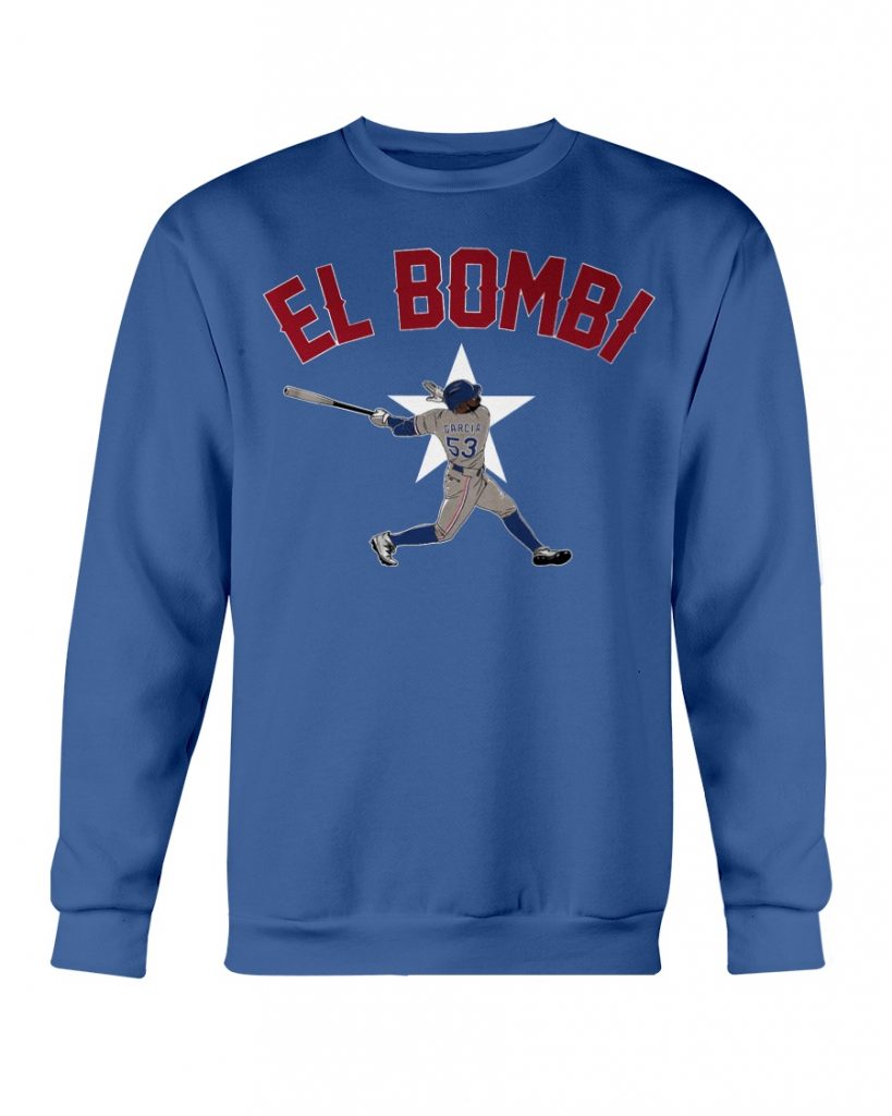 EL BOMBI SWING SHIRT Adolis Garcia, Texas Rangers - Ellieshirt